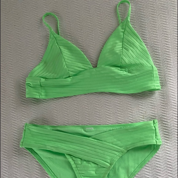 No Boundaries Swim Lime Green Bikini Set Poshmark